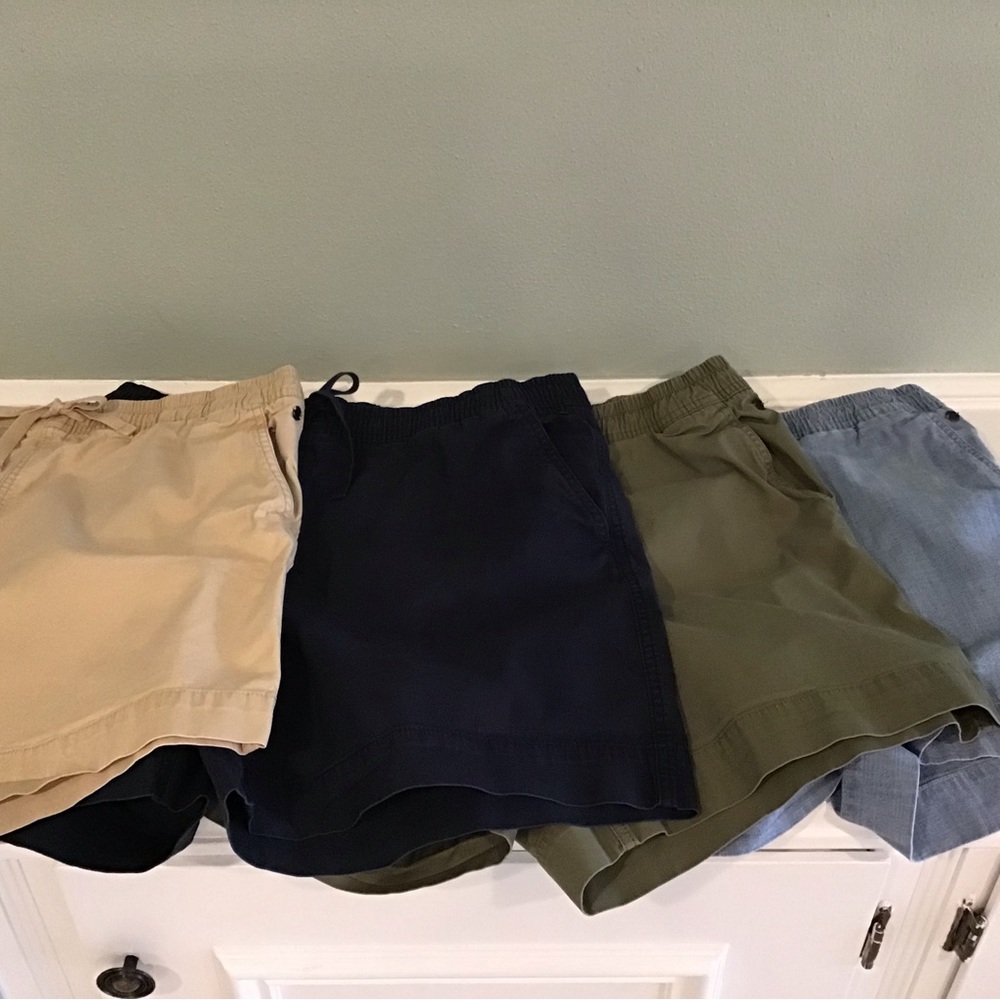 LL Bean Favorite Fit cotton shorts.